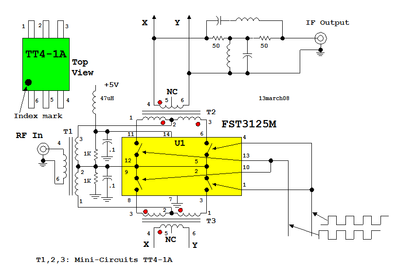 Triad mixer in w7aaz xcvr, 13march08